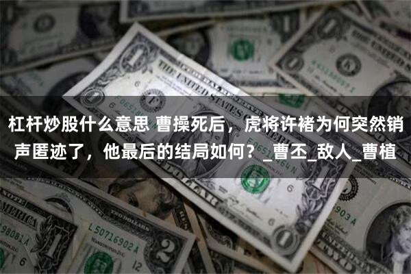 杠杆炒股什么意思 曹操死后，虎将许褚为何突然销声匿迹了，他最后的结局如何？_曹丕_敌人_曹植